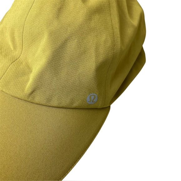 Lululemon Fast and Free Run Hat Adjustable Back Strap Olive Mustard Green OS - Picture 2 of 3